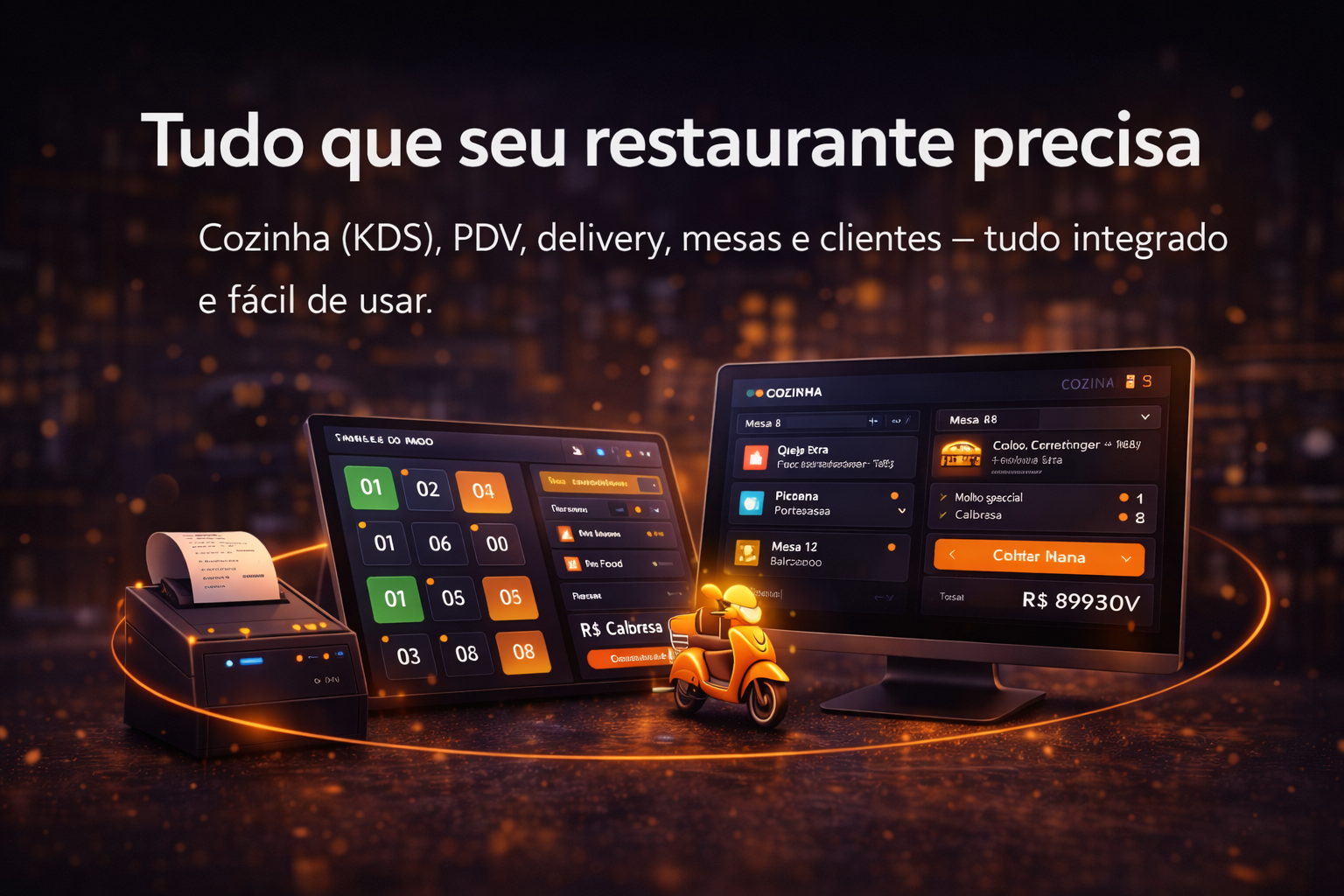 Tudo que seu restaurante precisa